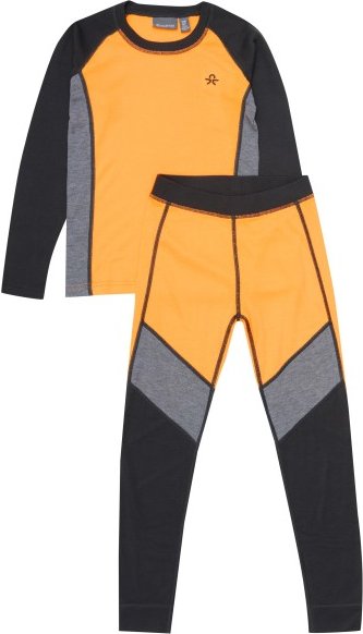 Color Kids - Kid's Ski Underwear Colorblock - Kunstfaserunterwäsche Gr 80 orange