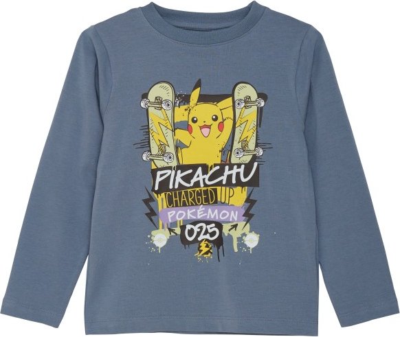 Minymo - Kid's T-Shirt L/S No. 6696 - Longsleeve Gr 98 grau