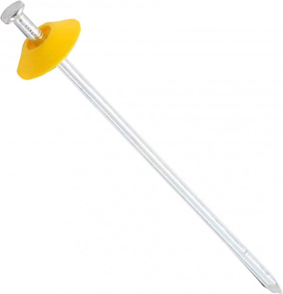 Brunner - Carpeg - Zelthering Gr 20 cm grau/gelb