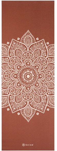 GAIAM - Sundial Flower Yoga Mat 5 mm Classic Printed - Yogamatte Gr 61 x 173 x 0,5 cm braun
