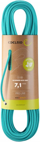 Edelrid - Skimmer Eco Dry 7,1 - Halbseil Gr 50 m bunt