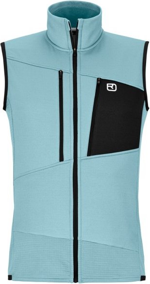 Thumbnail - Ortovox - Fleece Grid Vest - Fleeceweste Gr S türkis