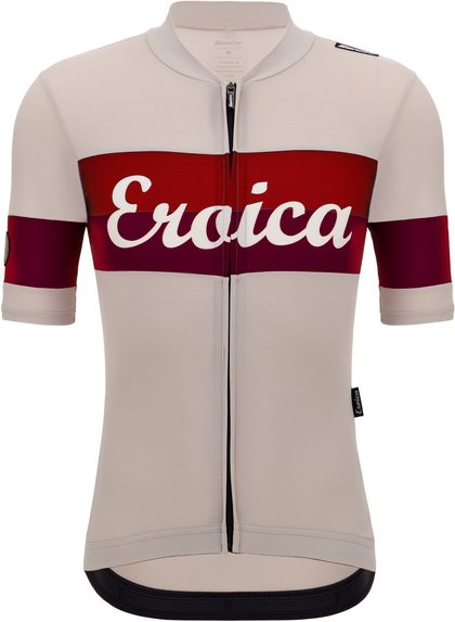 Santini - Eroica Quiete Jersey - Radtrikot Gr XL grau