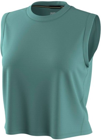 Smartwool - Women's Active Ultralite Crop Tank - Merinoshirt Gr S dusty teal