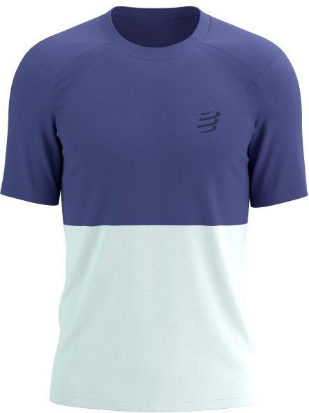 Compressport - Performance S/S T-Shirt - Laufshirt Gr S blau