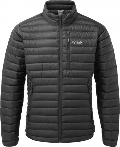 Thumbnail - Rab - Microlight Jacket - Daunenjacke Gr L schwarz/grau