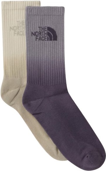 The North Face - Everyday Crew Sock Dip Dye 2-Pack - Multifunktionssocken Gr S grau