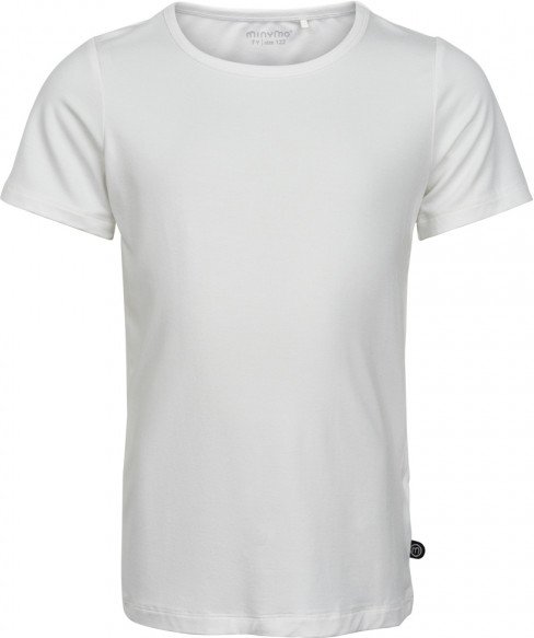 Minymo - Kid's Blouse S/S - Bamboo - T-Shirt Gr 92 grau