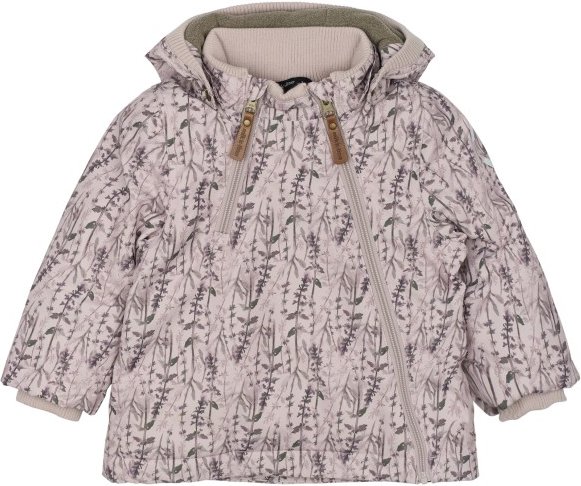 Thumbnail - Mikk-Line - Polyester Baby Jacket AOP - Winterjacke Gr 80 grau