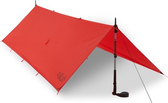 Thumbnail - Rab - Siltarp Plus Solo - Tarp Gr 2,5 x 1,4 m rot