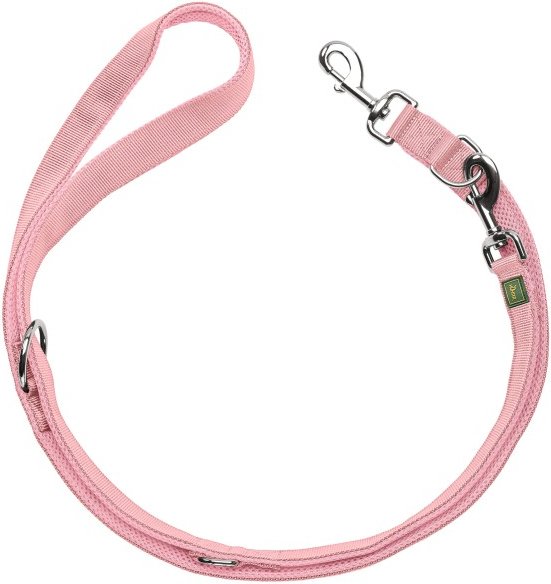 Hunter - V-Leine Divo Up - Hundeleine Gr 1,5 cm / 12 m altrosa