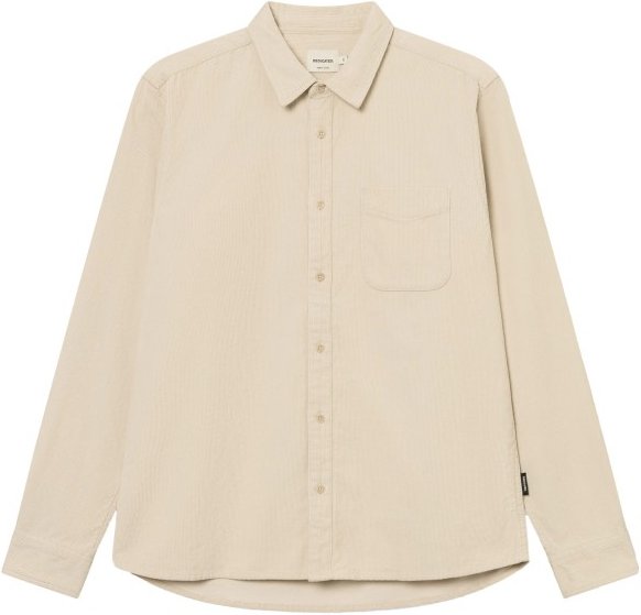 DEDICATED - Shirt Varberg Corduroy - Hemd Gr M beige