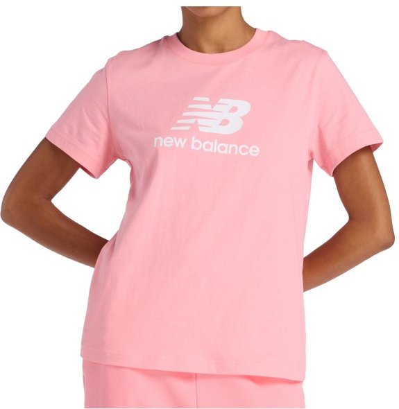New Balance - Women's Sport Essentials Jersey Logo T-Shirt - T-Shirt Gr XL rosa