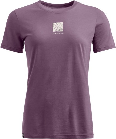 Ortovox - Women's 120 Cool Tec Abstract T-Shirt - Merinoshirt Gr M lila