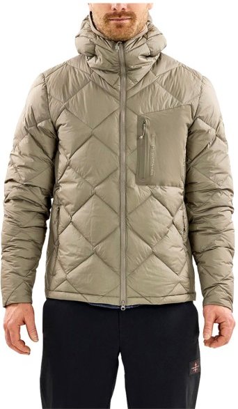 The Mountain Studio - Ultralight Down Hood Jacket - Daunenjacke Gr S beige