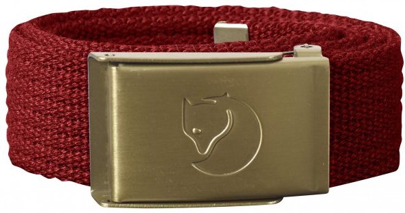 Fjällräven - Kid's Canvas Belt - Gürtel Gr 75 x 3 cm rot/oliv