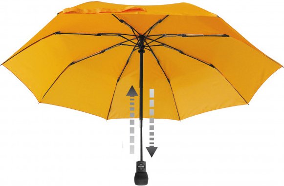 EuroSchirm - Light Trek Automatic - Regenschirm gelb