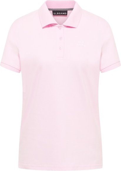 ELBSAND - Women's Stina - Polo-Shirt Gr M rosa/weiß