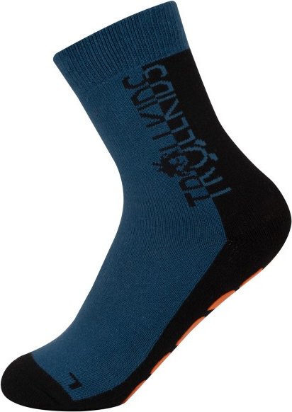 Trollkids - Kid's Anti Slip Socks - Hüttenschuhe Gr 23-26 blau