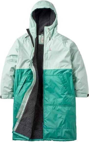 Passenger - Waves Recycled Sherpa Lined Changing Robe - Surf Poncho Gr L türkis