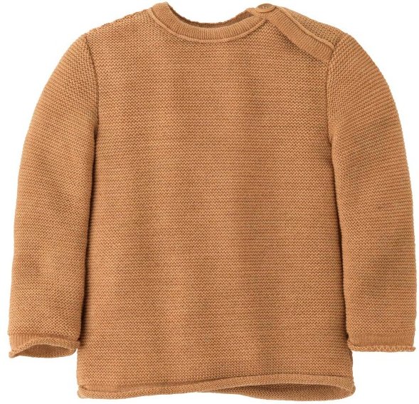 disana - Kid's Melange-Pullover - Merinopullover Gr 62/68 orange