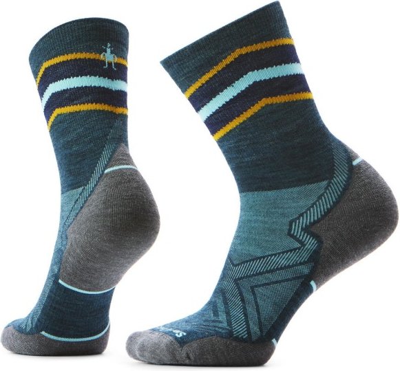 Thumbnail - Smartwool - Women's Run Targeted Cushion Mid Crew - Laufsocken Gr L blau