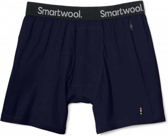 Smartwool - Merino Boxer Brief Boxed - Merinounterwäsche Gr L blau