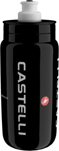 Castelli - Logo Water Bottle - Fahrrad Trinkflasche Gr 550 ml schwarz