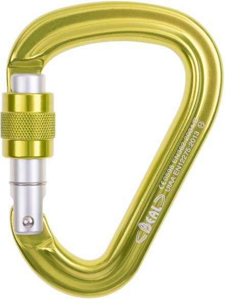 Beal - Be Safe Screw - HMS-Karabiner oliv