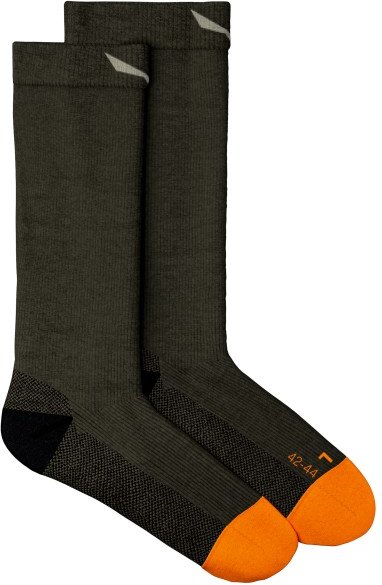 Salewa - MTN TRN All Mountain Crew Sock - Wandersocken Gr 42-44 schwarz/oliv