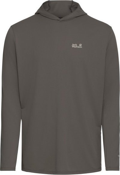 Jack Wolfskin - Prelight Suncool Hoody - Funktionsshirt Gr S braun/grau
