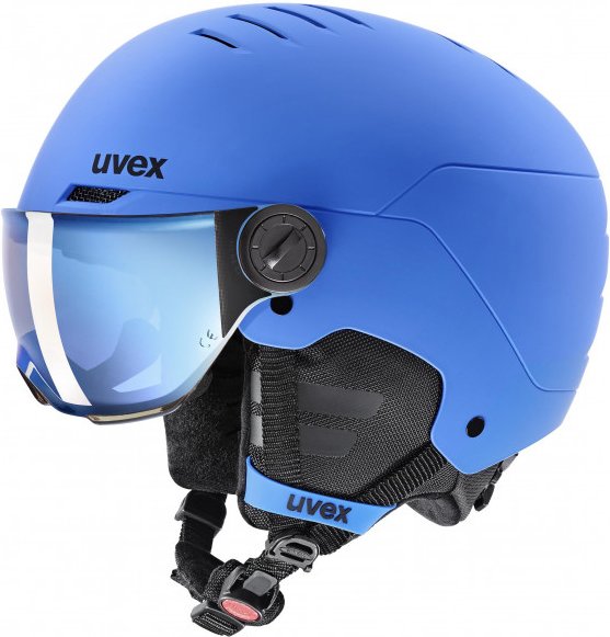 Uvex - Kid's Rocket Visor - Skihelm Gr 54-58 cm blau