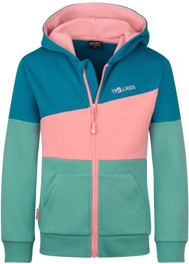 Trollkids - Kid's Alesund Sweater - Hoodie Gr 116 türkis