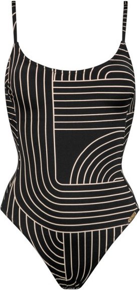 Watercult - Women's Line Set Swimsuit No. 8350 - Badeanzug Gr 42 - Cup: C schwarz