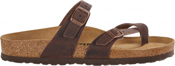 Birkenstock - Women's Mayari Natural Leather Oiled - Sandalen Gr 39 - Regular braun