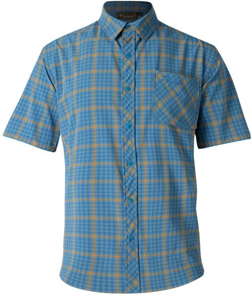 Pinewood - Outdoor S/S Shirt - Hemd Gr S blau