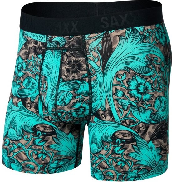 Saxx - Smooth Flex Light Compression Boxer Brief - Kunstfaserunterwäsche Gr L türkis