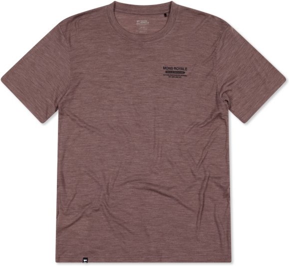 Mons Royale - Zephyr Merino Tencel T-Shirt - Merinoshirt Gr L chestnut
