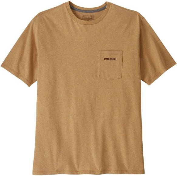 Patagonia - Boardshort Logo Pocket Responsibili-Tee - T-Shirt Gr M beige