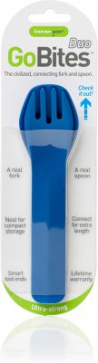 humangear - Besteck GoBites Duo - Besteck-Set weiß