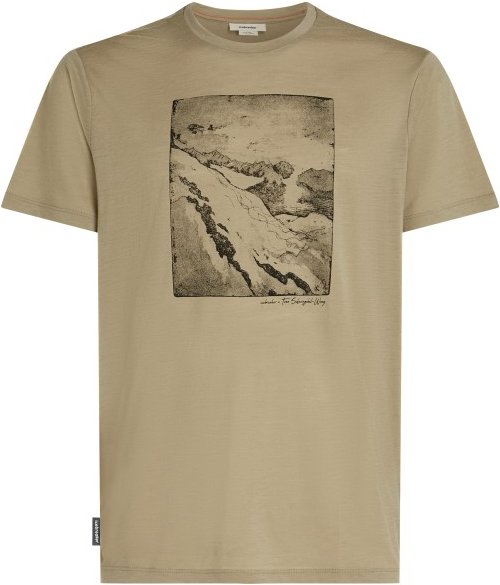 Thumbnail - Icebreaker - Merino 150 Tech Lite S/S Tee Summit - Merinoshirt Gr XL beige