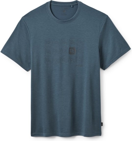 Rab - Crimp Repeat Tee - Funktionsshirt Gr S blau