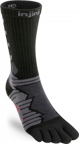 Injinji - Ultra Run Crew - Laufsocken Gr S schwarz