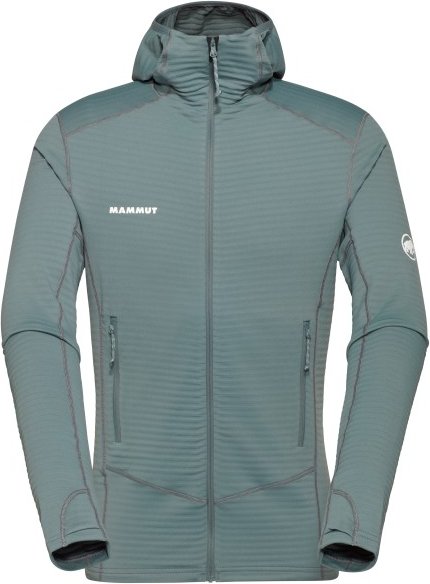 Thumbnail - Mammut - Taiss Light Midlayer Hooded Jacket - Fleecejacke Gr XL türkis