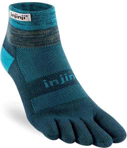 Injinji - Trail Midweight Mini-Crew - Wandersocken Gr S blau