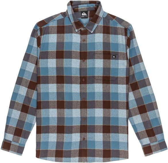 Quiksilver - Motherfly Plaid L/S Shirt - Hemd Gr L grau