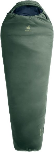 Thumbnail - Deuter - Orbit EL +5°C - Kunstfaserschlafsack Gr 220 x 79 x 49 cm ivy /blau