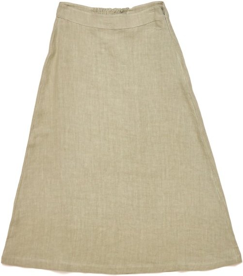 Mazine - Women's Linen Midi Skirt - Rock Gr XS beige
