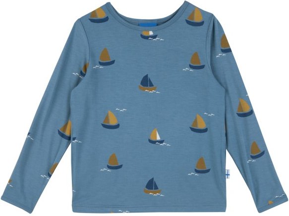 Finkid - Kid's Juhannus Sun - Longsleeve Gr 120/130 blau