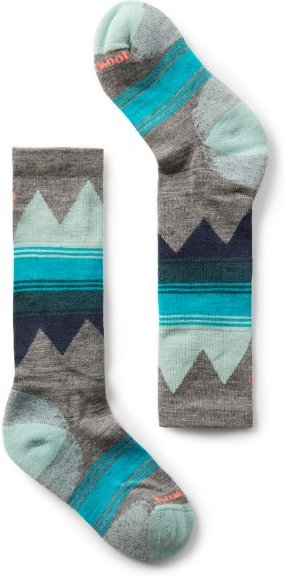 Thumbnail - Smartwool - Kid's Ski Light Cushion OTC - Skisocken Gr S grau